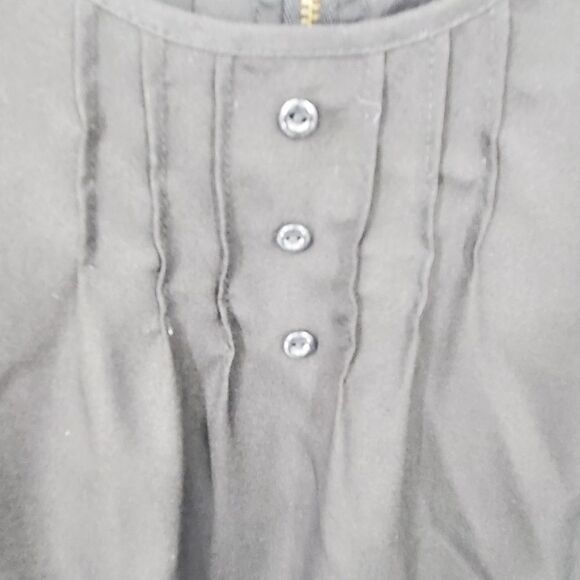 Kimchi Blue Sheer Black Tank Top With Lace Detail And Back Zipper Closure - Picture 5 of 9